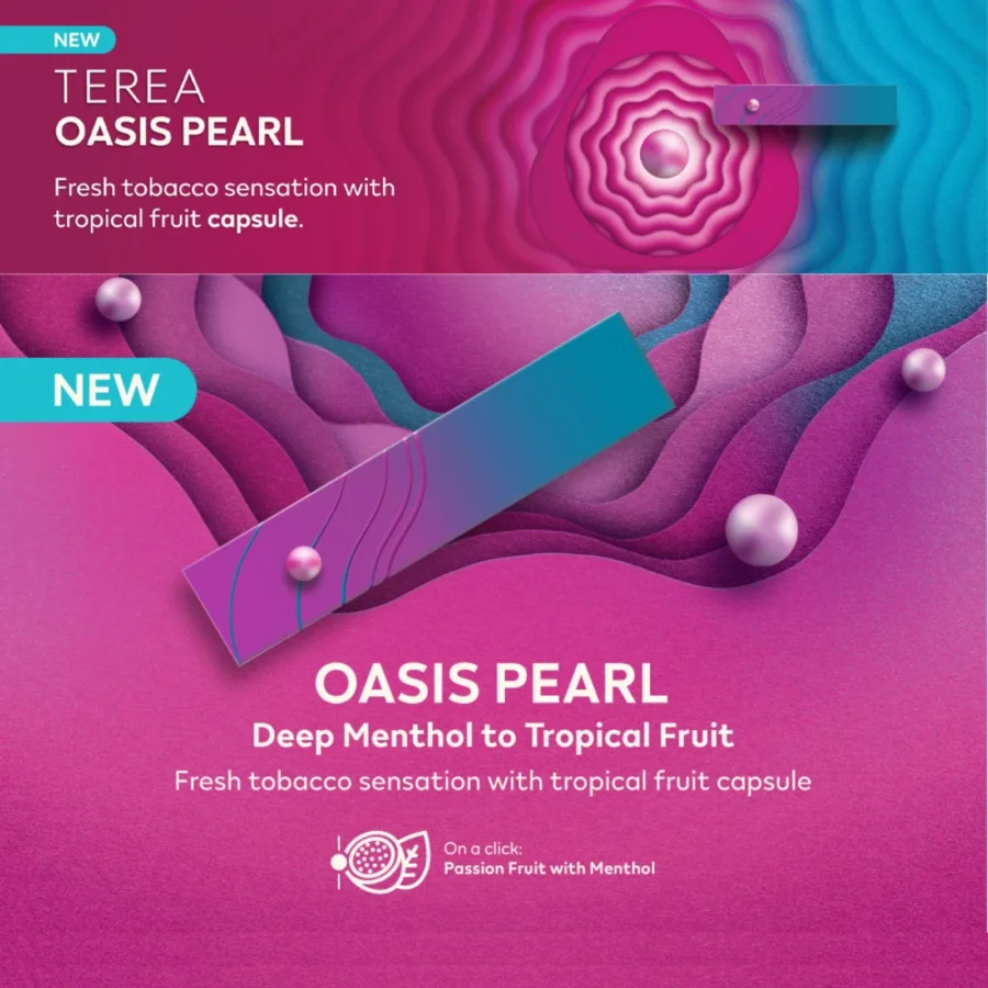 Oasis Pearl Indonesian TEREA Stick Flavor Notes