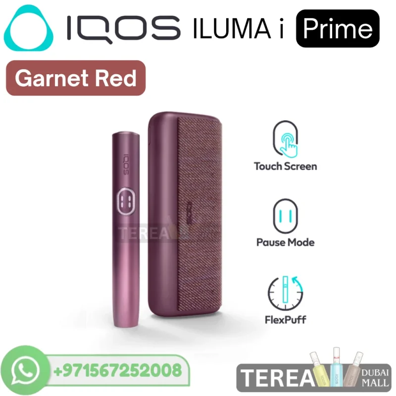 IQOS ILUMA i Prime Garnet Red Device in Dubai