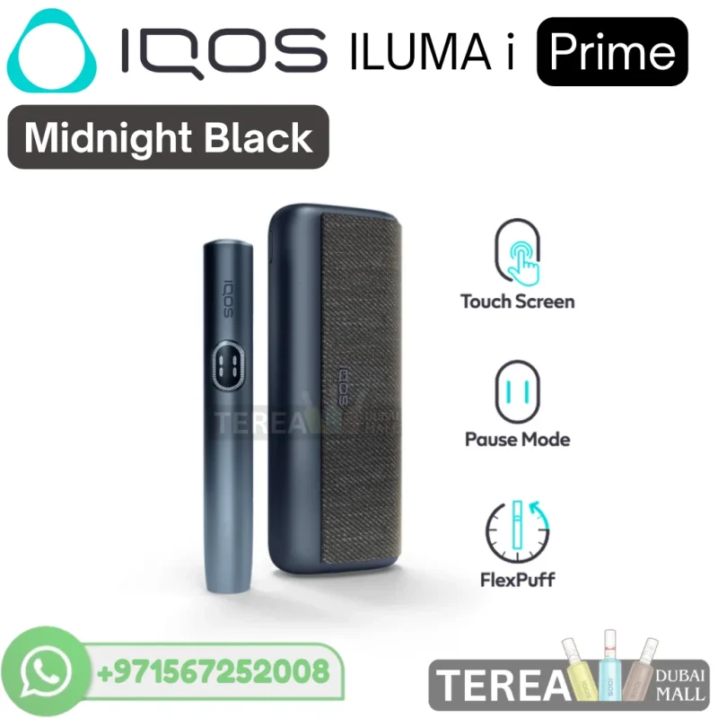 IQOS ILUMA i Prime Midnight Black Device in Dubai & UAE
