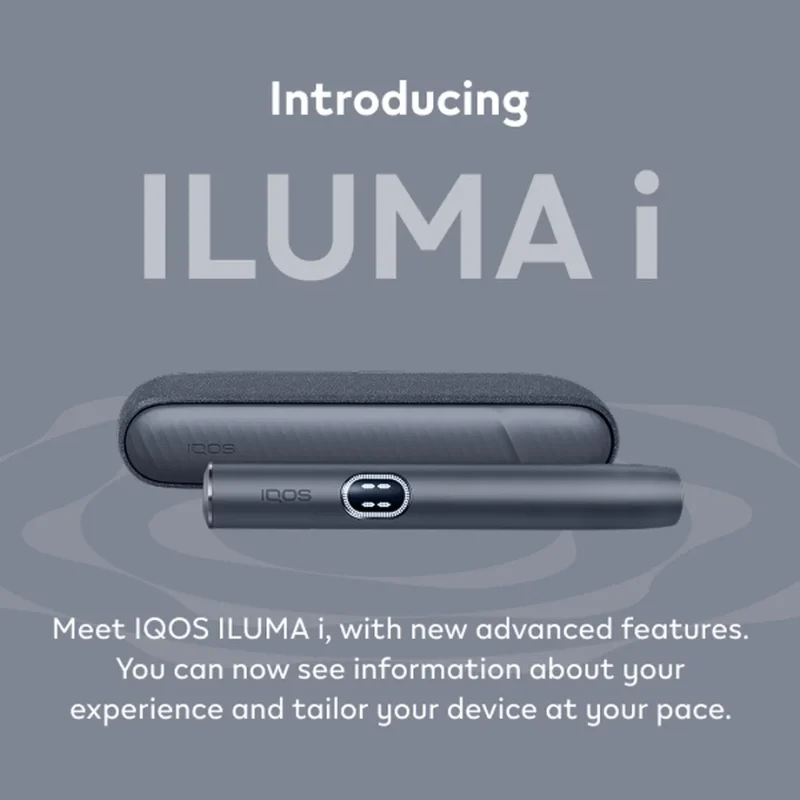 IQOS Iluma i Standard Midnight Black Key Features