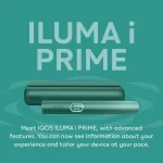 IQOS ILUMA i Prime Aspen Green all smart features
