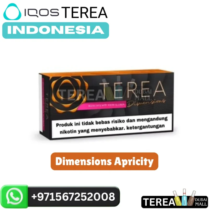 IQOS TEREA Dimensions Apricity Indonesia in Dubai