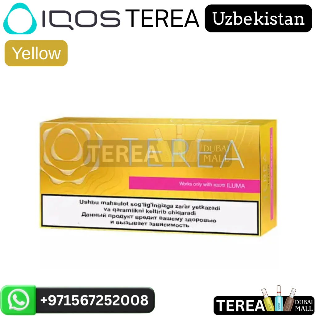 IQOS TEREA Yellow Uzbekistan Variant in Dubai UAE