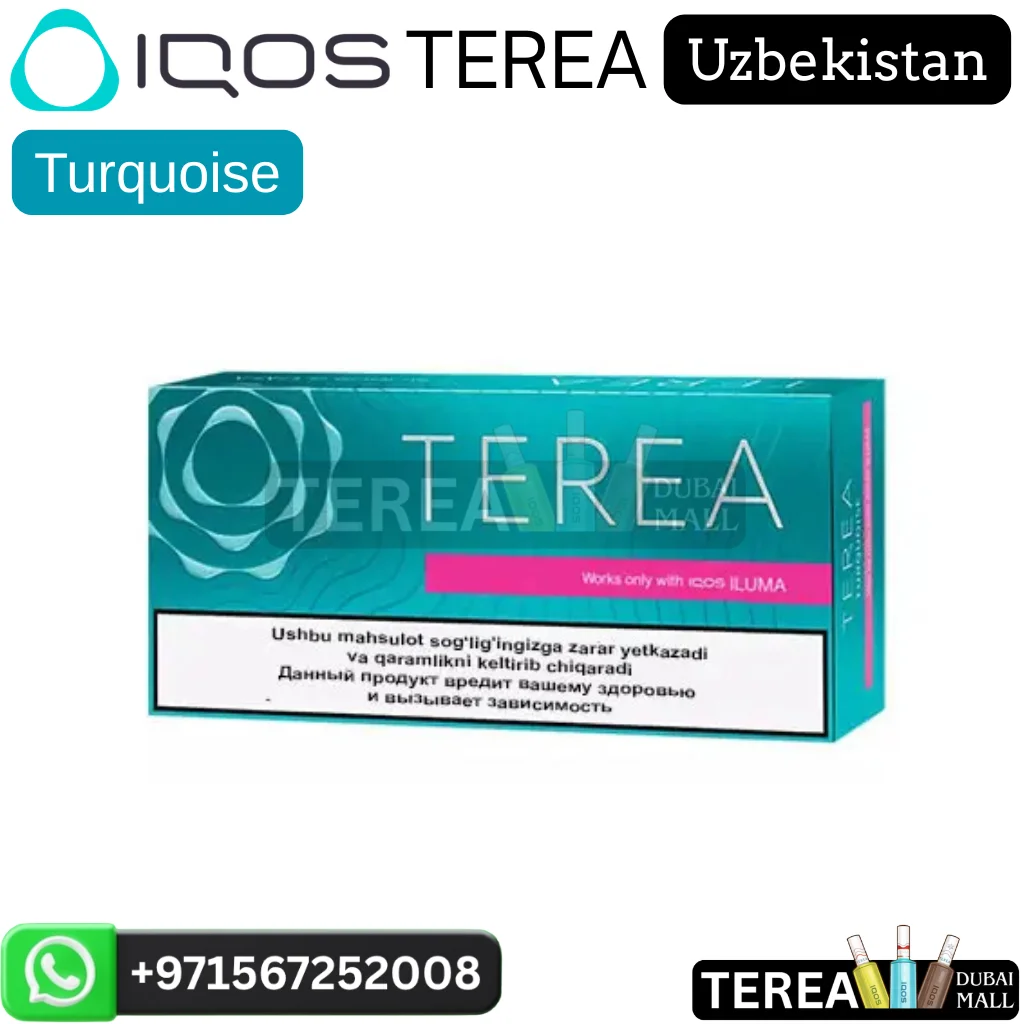 IQOS TEREA Turquoise Uzbekistan in Dubai UAE