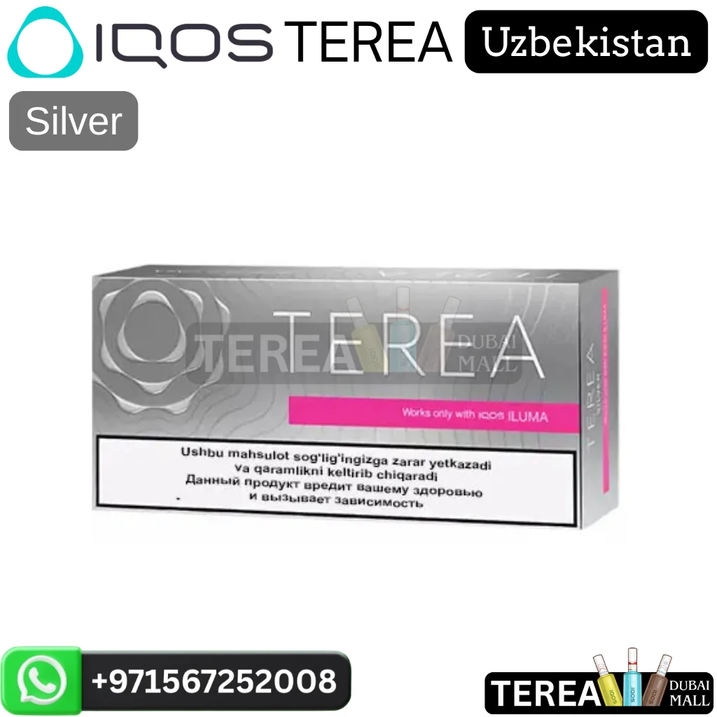 IQOS TEREA Silver Uzbekistan Variant in Dubai UAE