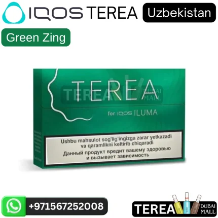 IQOS TEREA Green Zing Uzbekistan in Dubai UAE