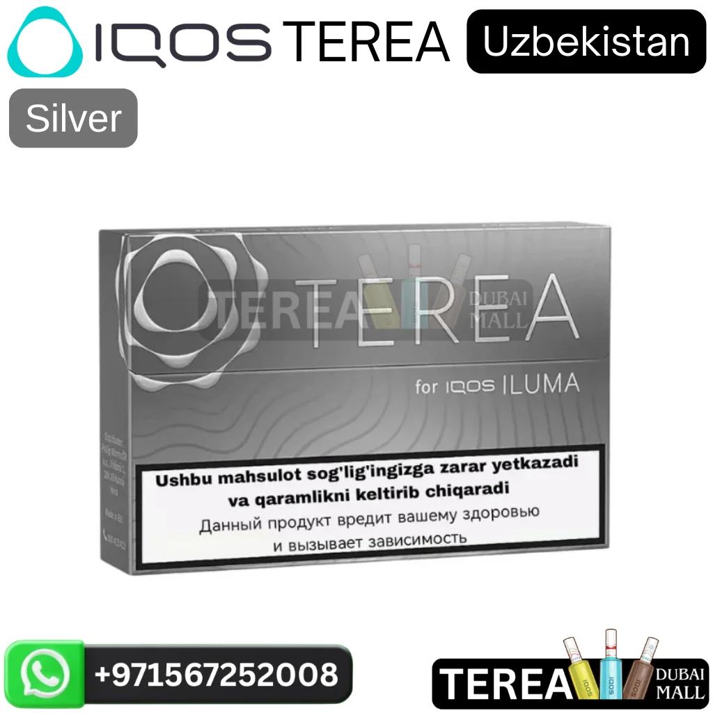IQOS TEREA Silver Uzbekistan Variant in Dubai UAE