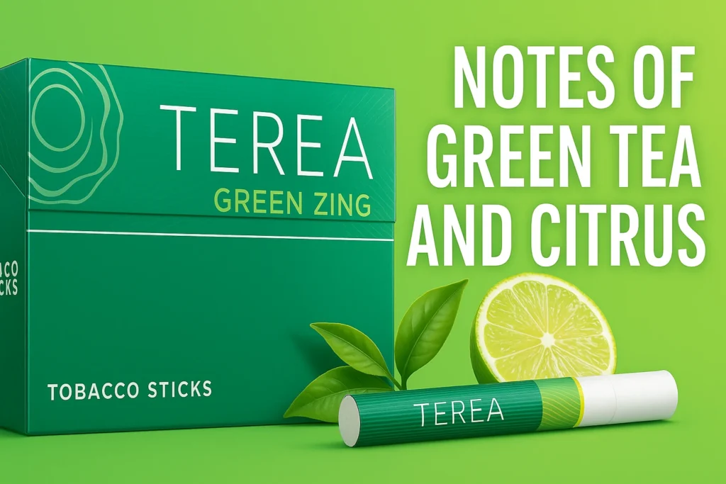 TEREA Green Zing Uzbekistan in Dubai Aroma Note