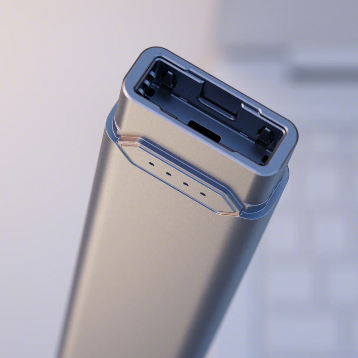 JUUL 2 Slate Grey Device Connection Point to Pods