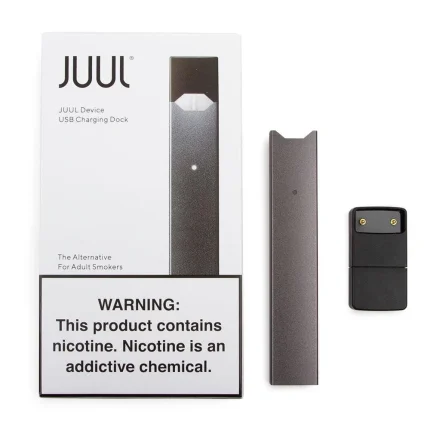 JUUL Slate Grey Device with Charging Dock Sealed Box