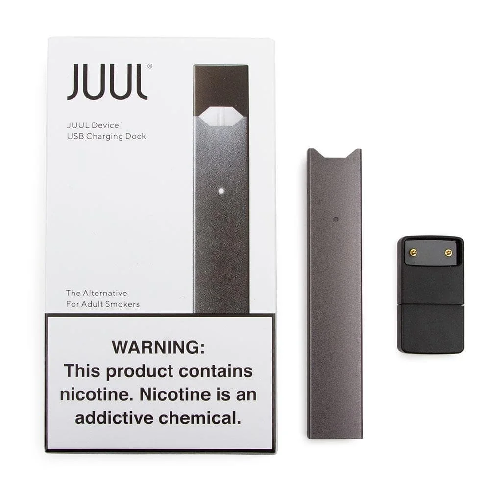 JUUL Slate Grey Device with Charging Dock Sealed Box