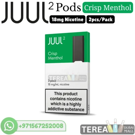 JUUL 2 Crisp Menthol Pods in Dubai UAE