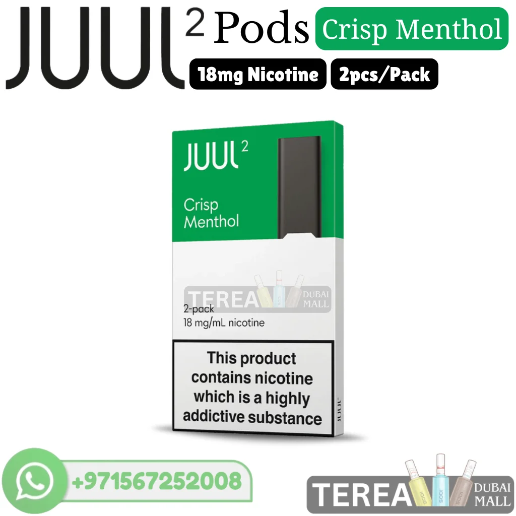 JUUL 2 Crisp Menthol Pods in Dubai UAE