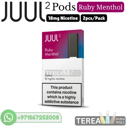 JUUL 2 Ruby Menthol Pods