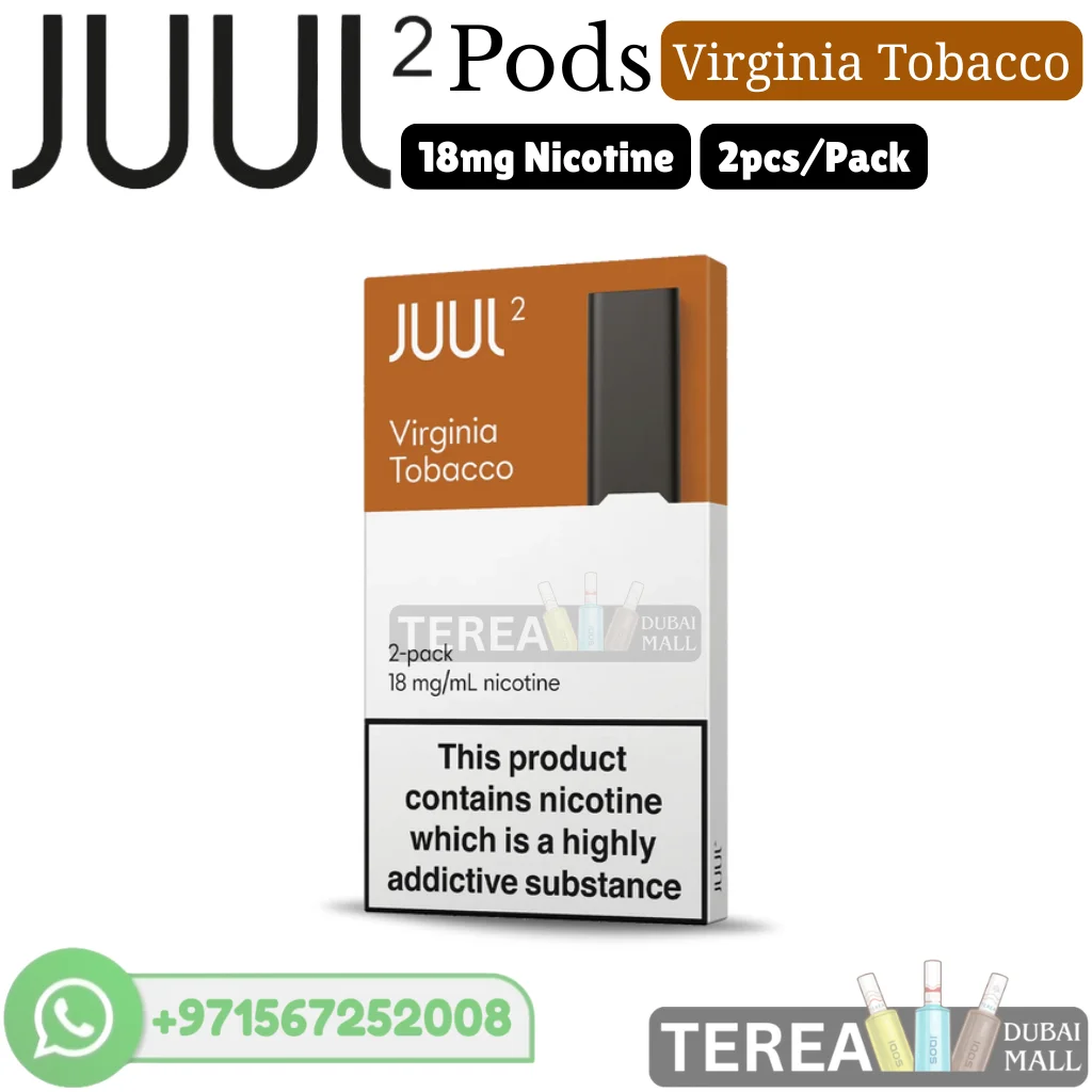 JUUL 2 Virginia Tobacco Pods in Dubai