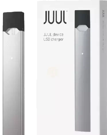 Package includes Juul silver device