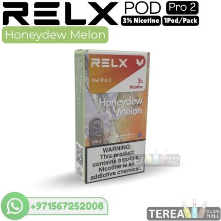 Buy RELX Honeydew Melon Pro 2 Pod 3% Nicotine – 1 Piece/Pack in Dubai