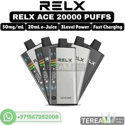 RELX Ace 20000 Puffs Disposable Vape in Dubai