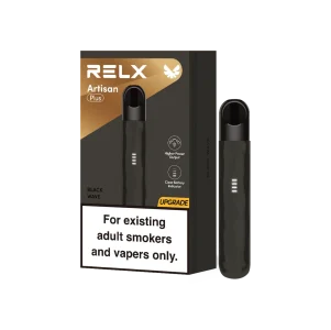 RELX Black Wave Artisan Plus Packaging Details