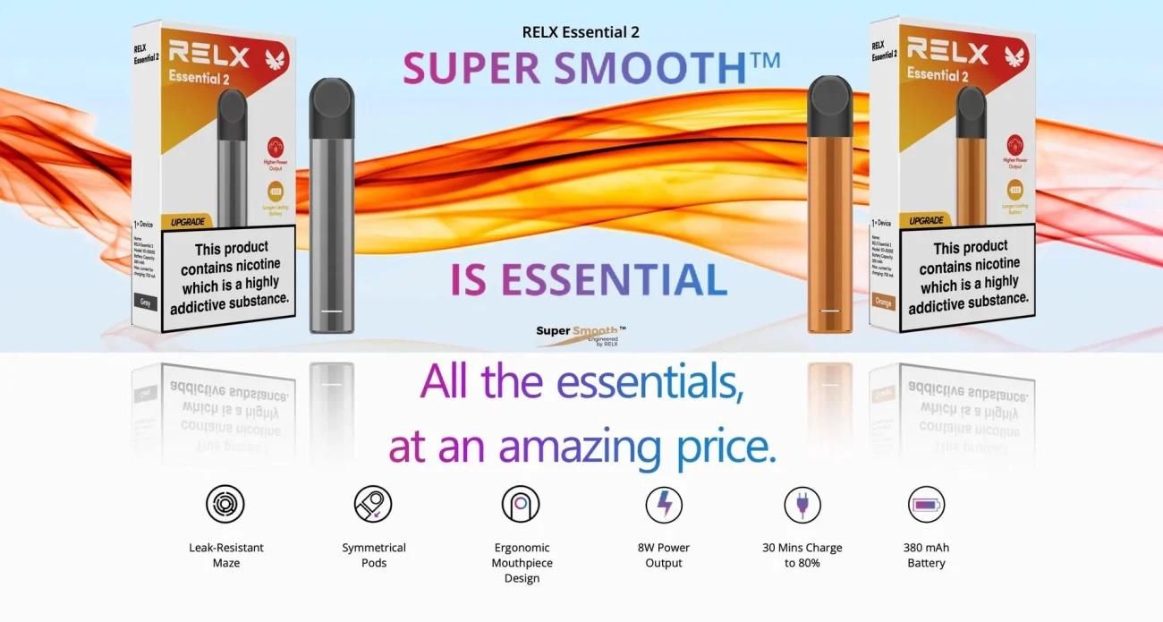 RELX Essential device 2 smart features