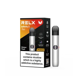 RELX Meteor Flash Infinity 2 Plus Package Contains