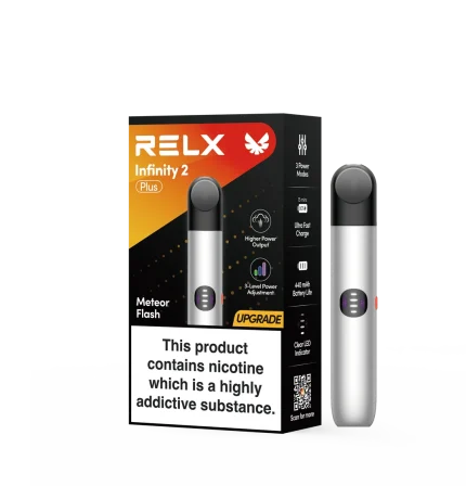 RELX Meteor Flash Infinity 2 Plus Package Contains