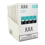 JUUL Menthol 3% Pods Full Box of 8 Packs