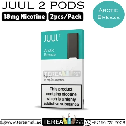 Buy JUUL 2 Arctic Breeze Pods in Dubai – Icy Cool & Refreshing