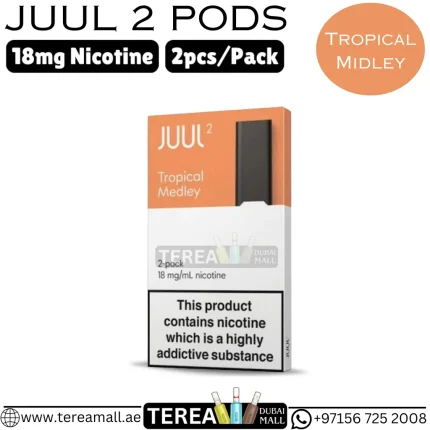 Buy JUUL 2 Tropical Medley Pods in Dubai – Exotic & Refreshing