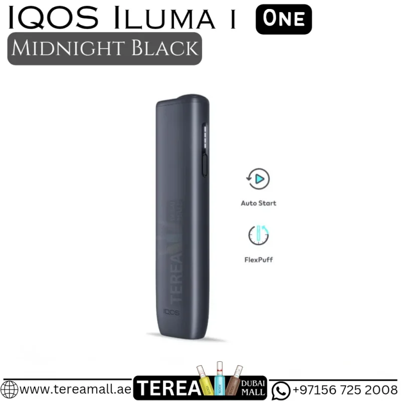 IQOS ILUMA i One Midnight Black Device in Dubai & UAE