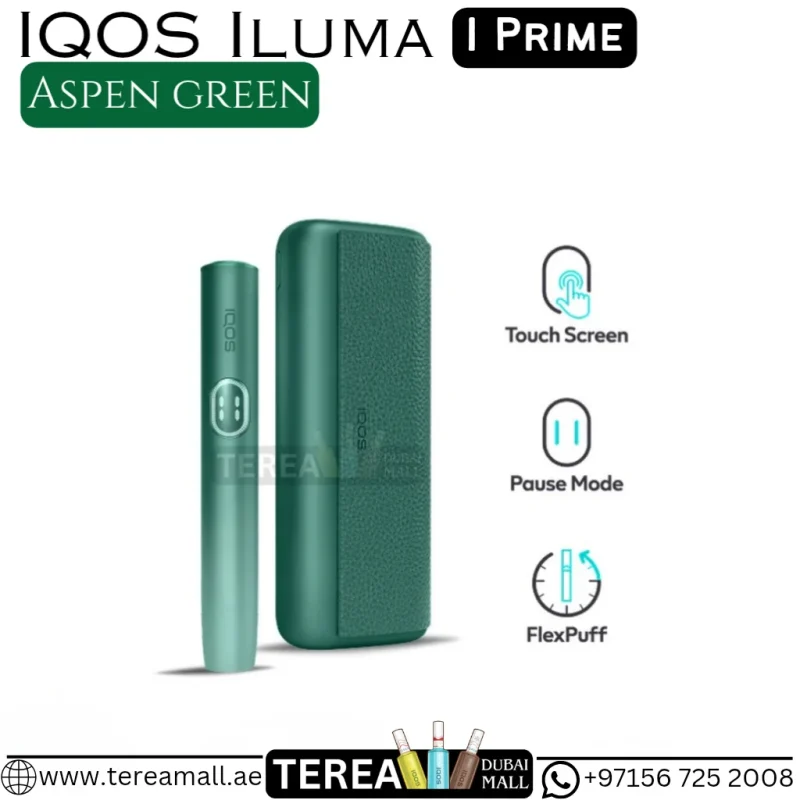 IQOS ILUMA i Prime Aspen Green Device in Dubai