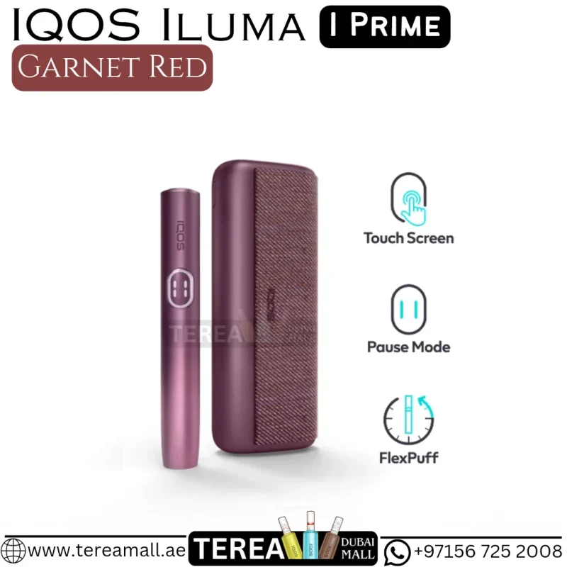 IQOS ILUMA i Prime Garnet Red Device in Dubai & UAE