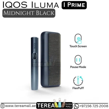 IQOS ILUMA i Prime Midnight Black Device in Dubai & UAE