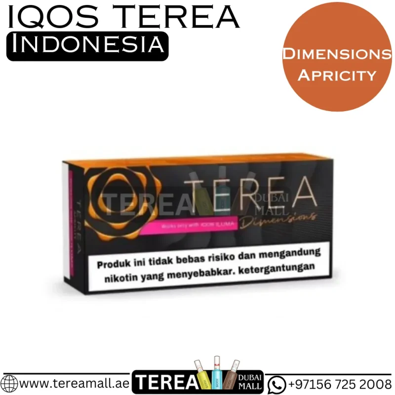 IQOS TEREA Dimensions Apricity Indonesia in Dubai