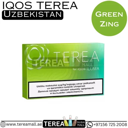 IQOS TEREA Green Zing Uzbekistan in Dubai UAE