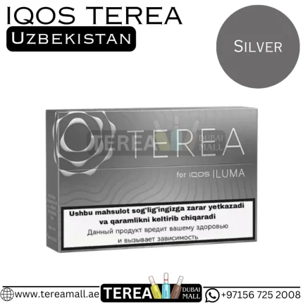 IQOS TEREA Silver Uzbekistan Variant in Dubai UAE