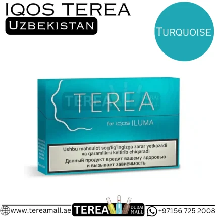 IQOS TEREA Turquoise Uzbekistan in Dubai UAE