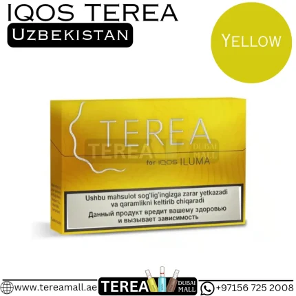 IQOS TEREA Yellow Uzbekistan Variant in Dubai UAE
