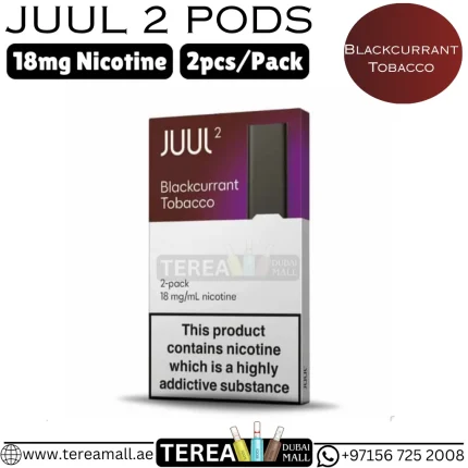 JUUL 2 Blackcurrant Tobacco Pods in Dubai & UAE